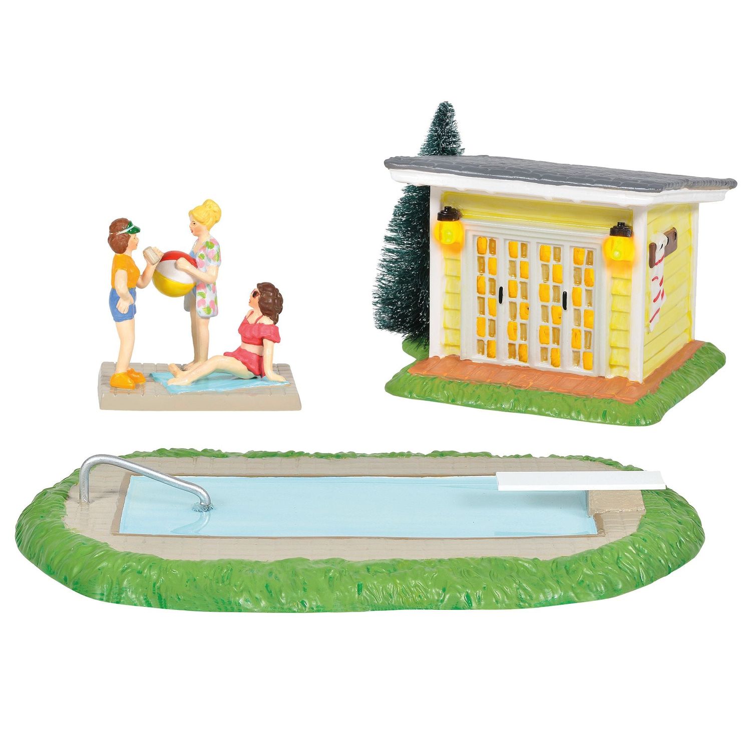 Dept. 56 Snow Village - Chistmas Vacation - Pool Fantasy