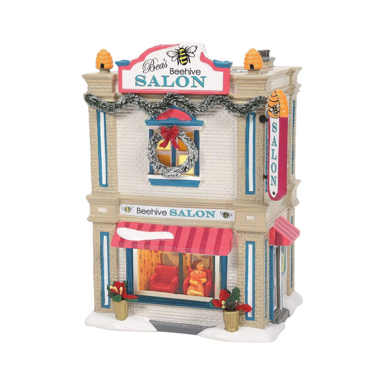 Dept. 56 Snow Village - Bea's Beehive Salon