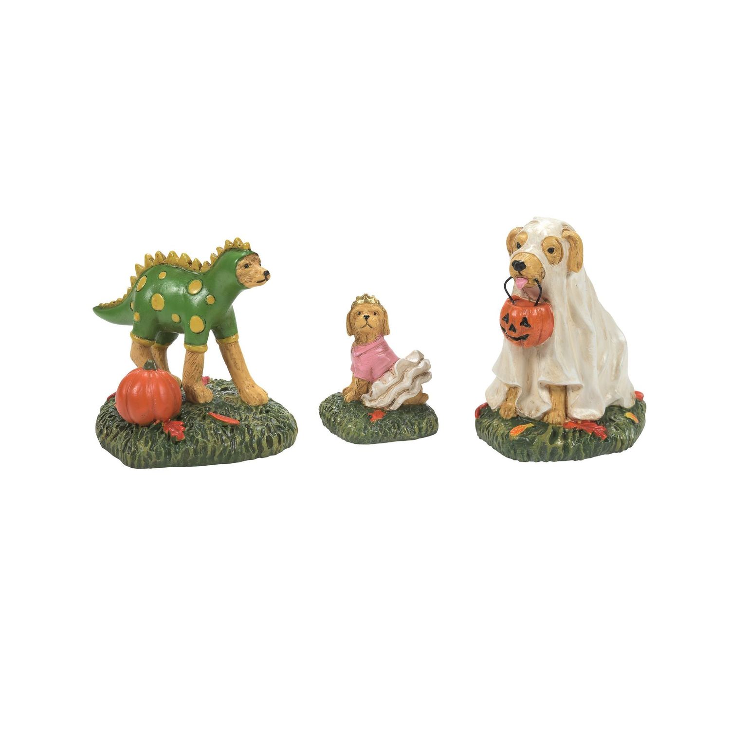 Dept. 56 Halloween Village - Family Halloween Pups Set of 3