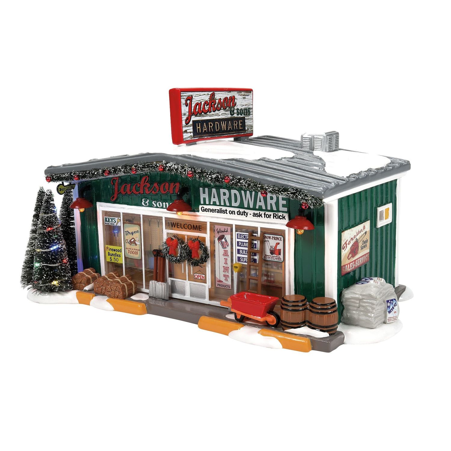 Dept. 56 Snow Village - Sv Jackson &amp; Sons Hardware