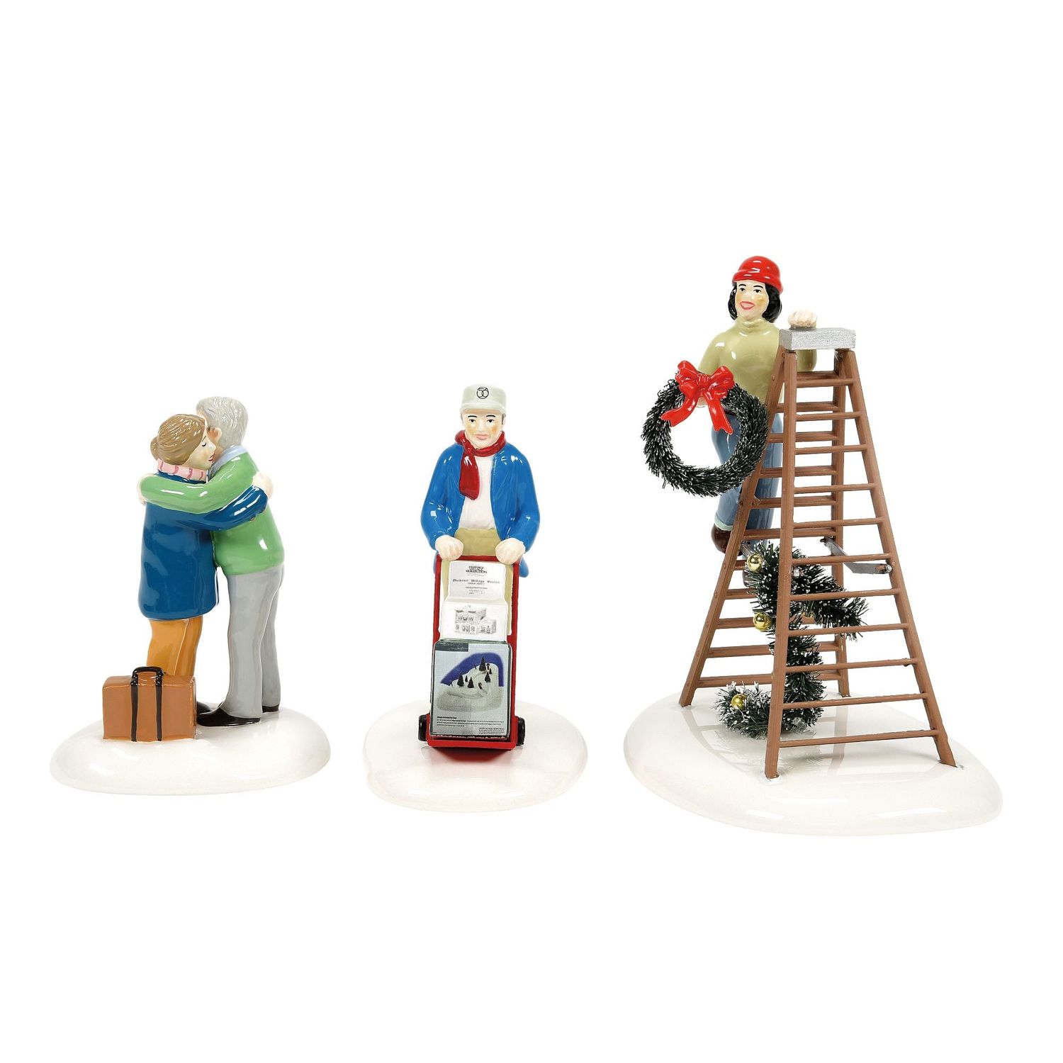 Dept. 56 Snow Village - Friends &amp; Neighbors - Set of 3