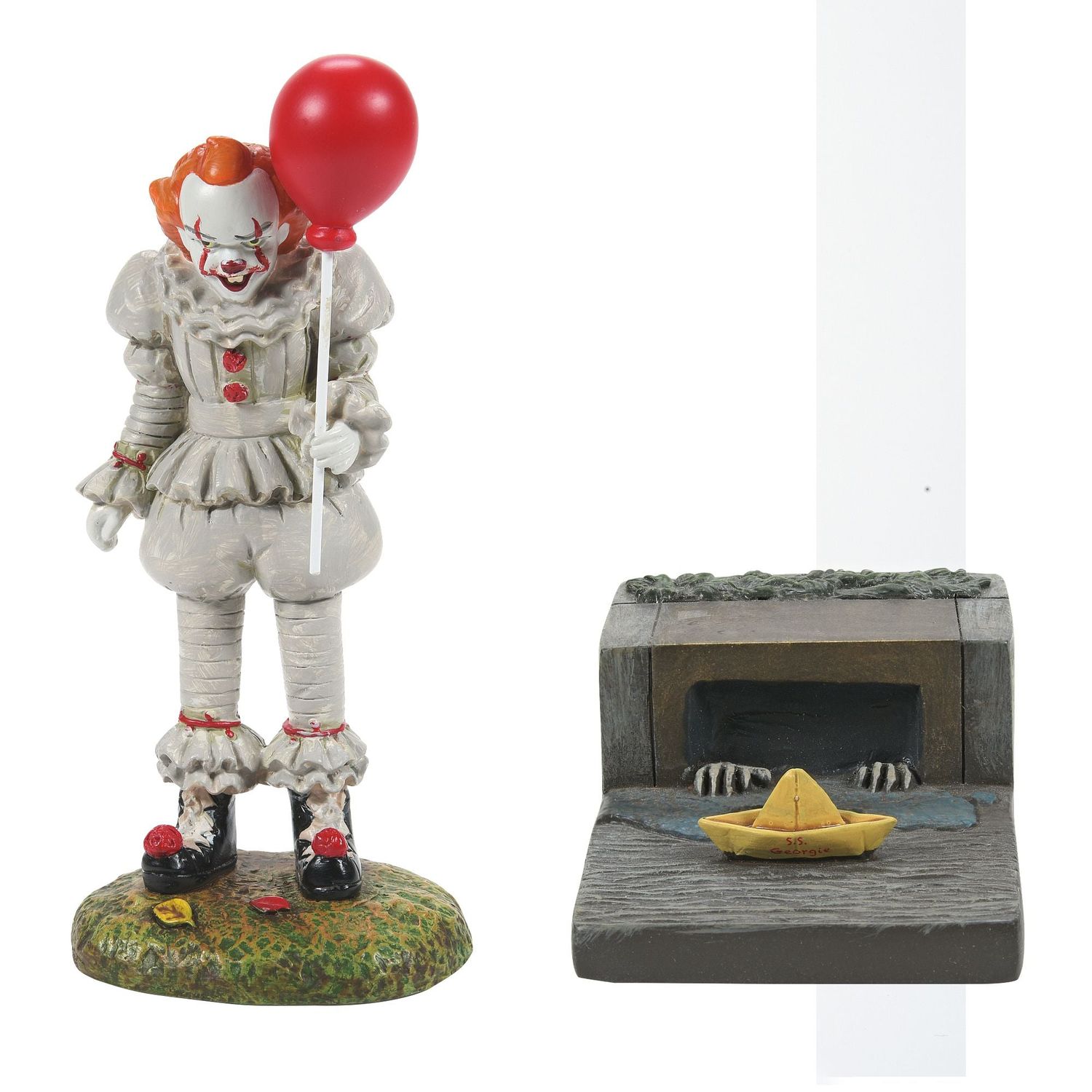 Dept. 56 Halloween Village - It and S. S. Georgie Set of 2
