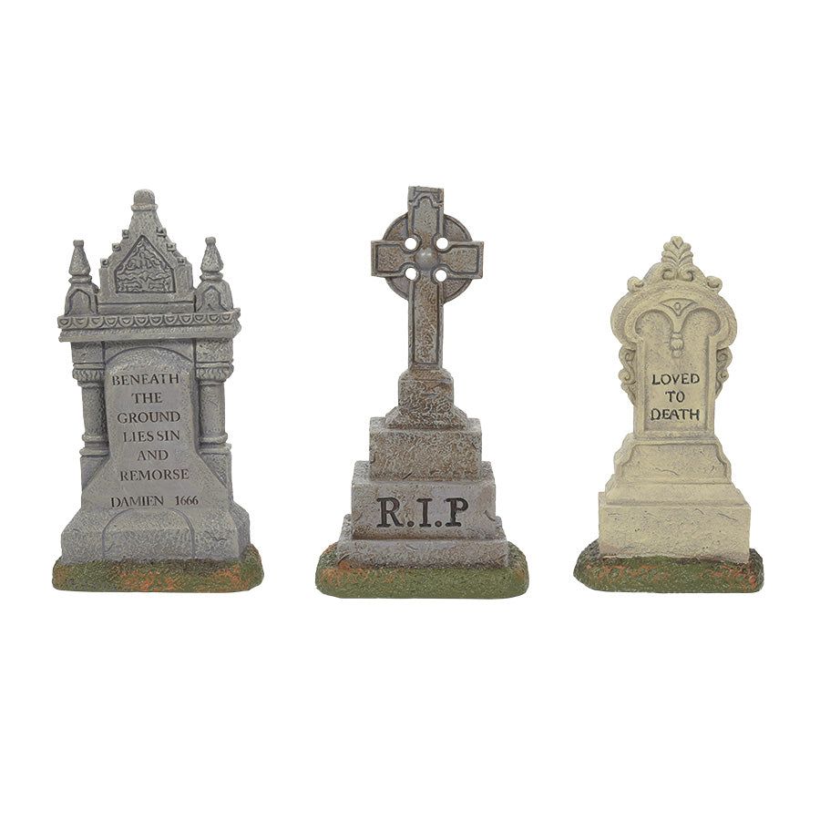 Dept. 56 Halloween Village - Imposing Monuments Set of 3