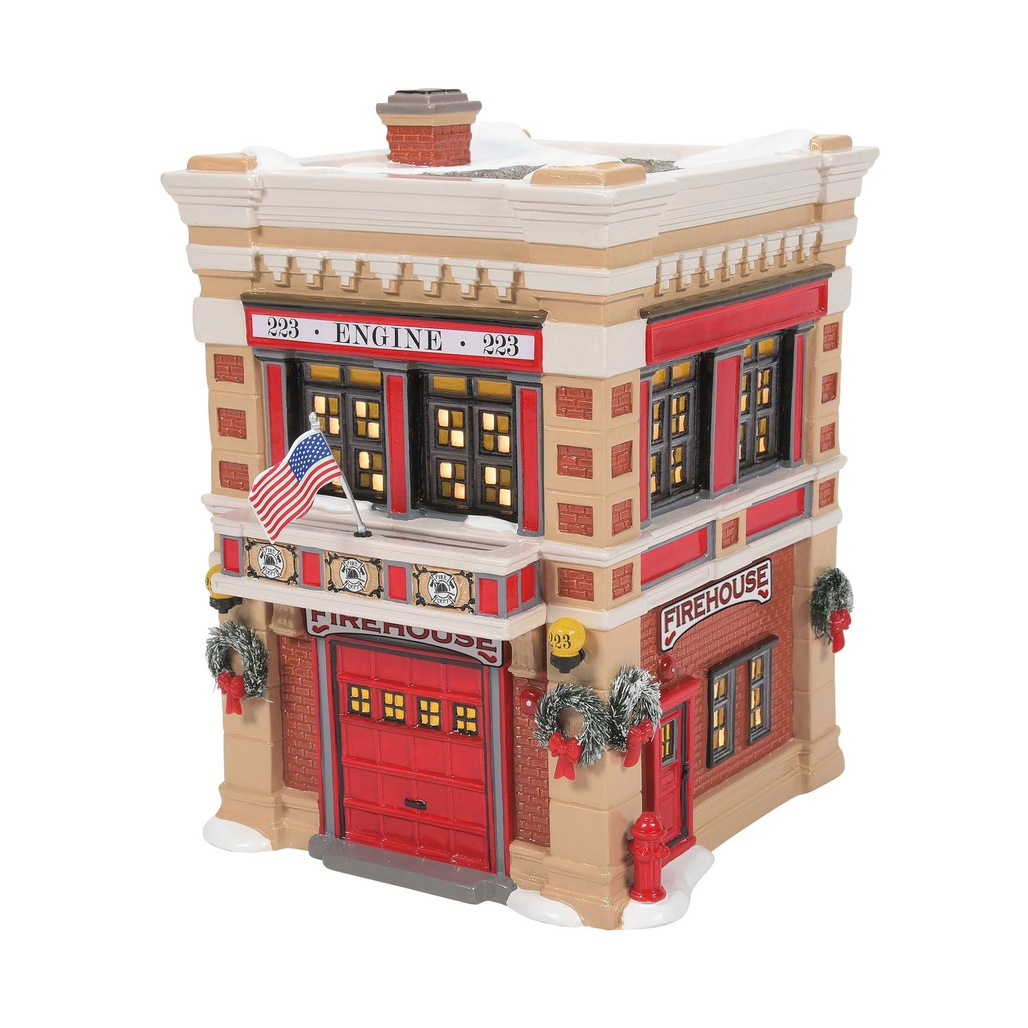 Dept. 56 Snow Village - Engine 223 Fire House