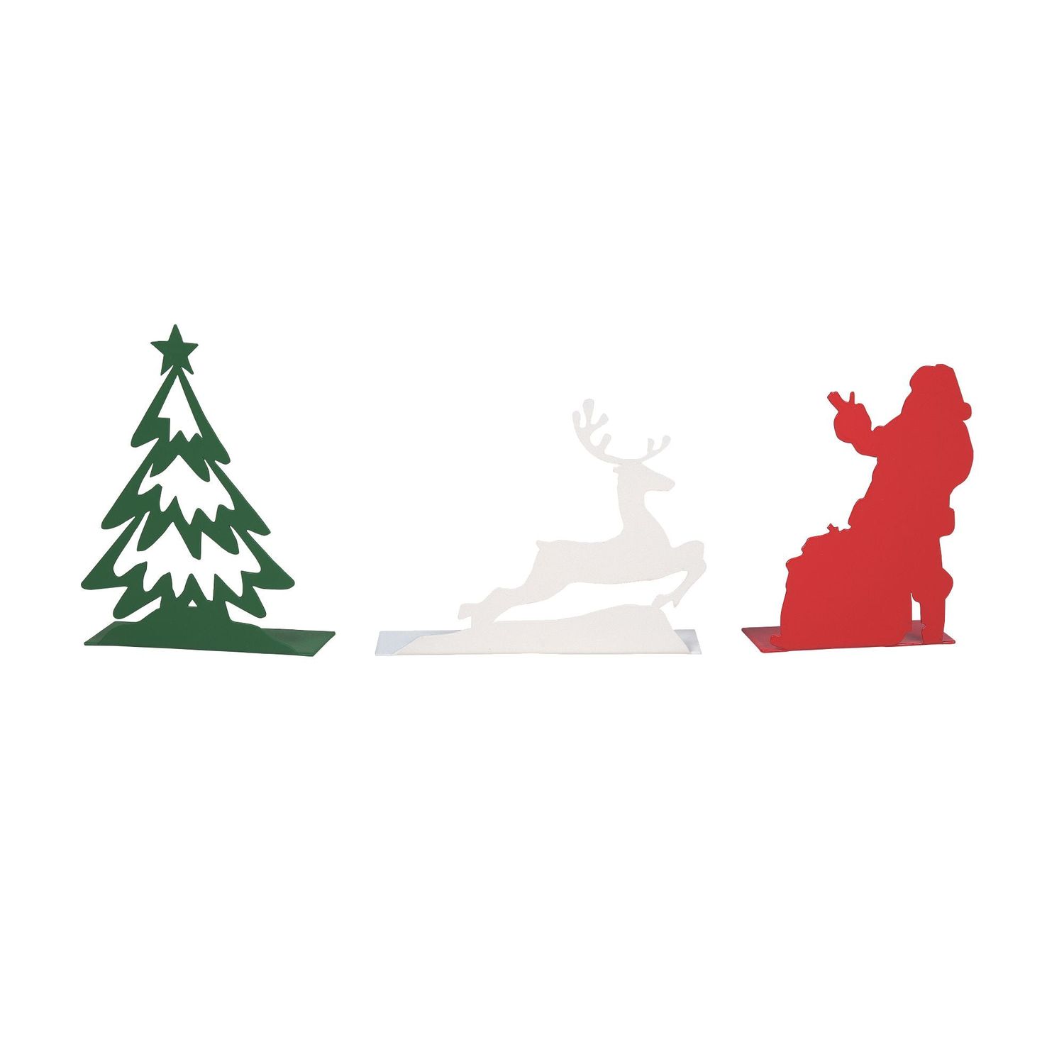 Dept. 56 Snow Village - Holiday Silhouettes Set of 3