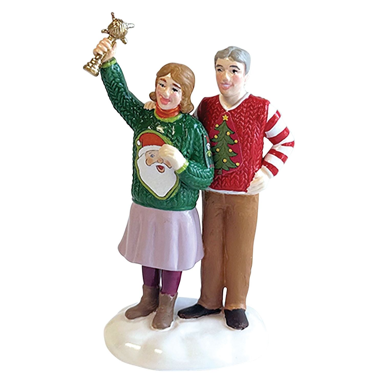Dept. 56 Snow Village - Ugliest Sweater Champion