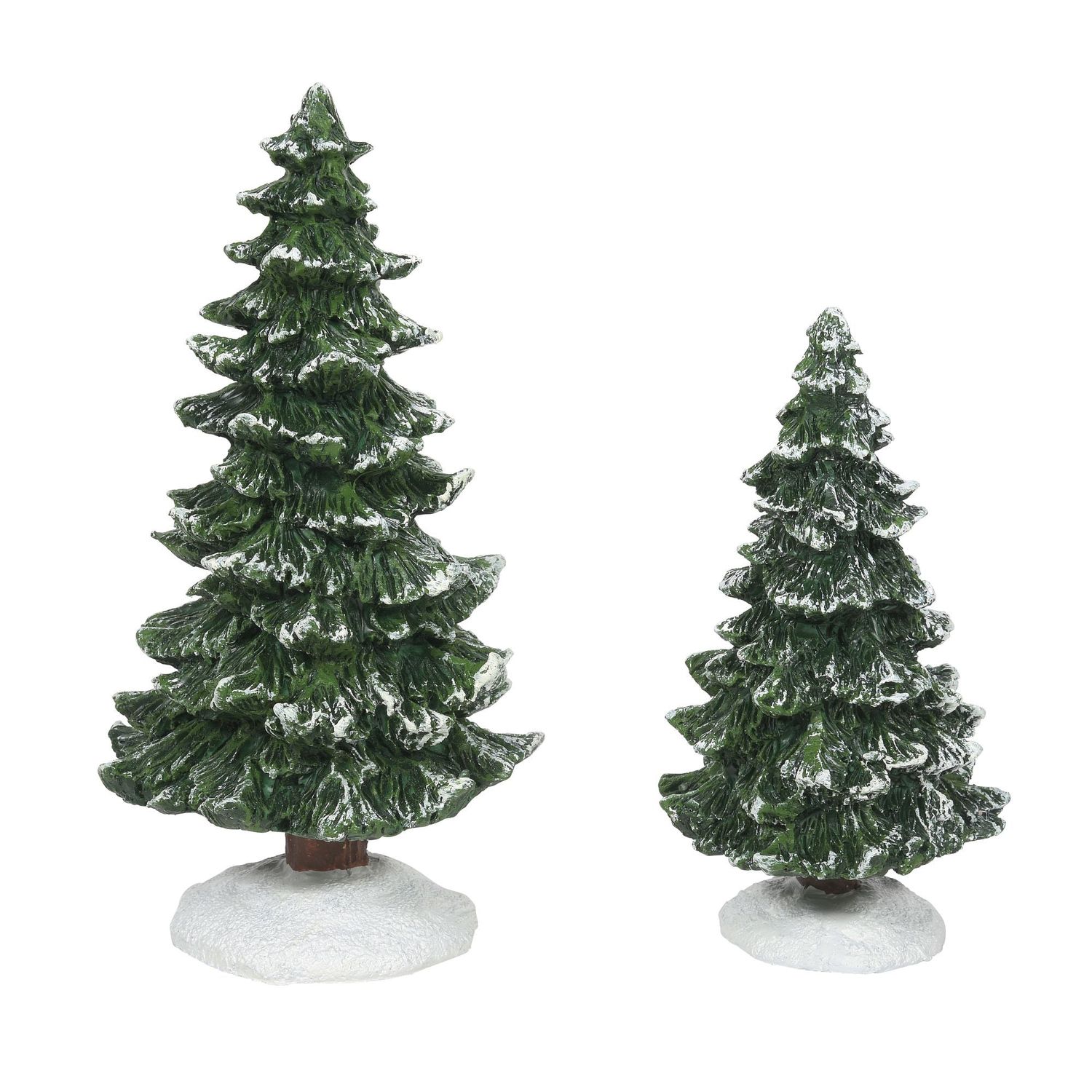 Dept. 56 Snow Village - Christmas Spruces Set of 2