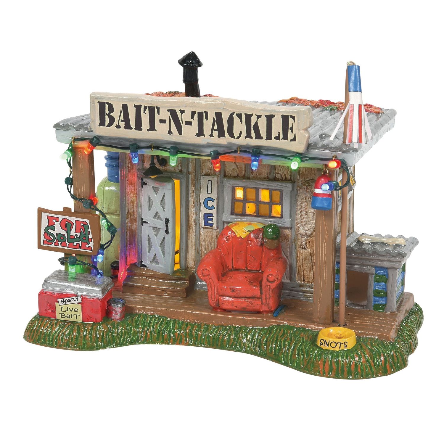 Dept. 56 Snow Village - Chistmas Vacation - Selling the Bait Shop