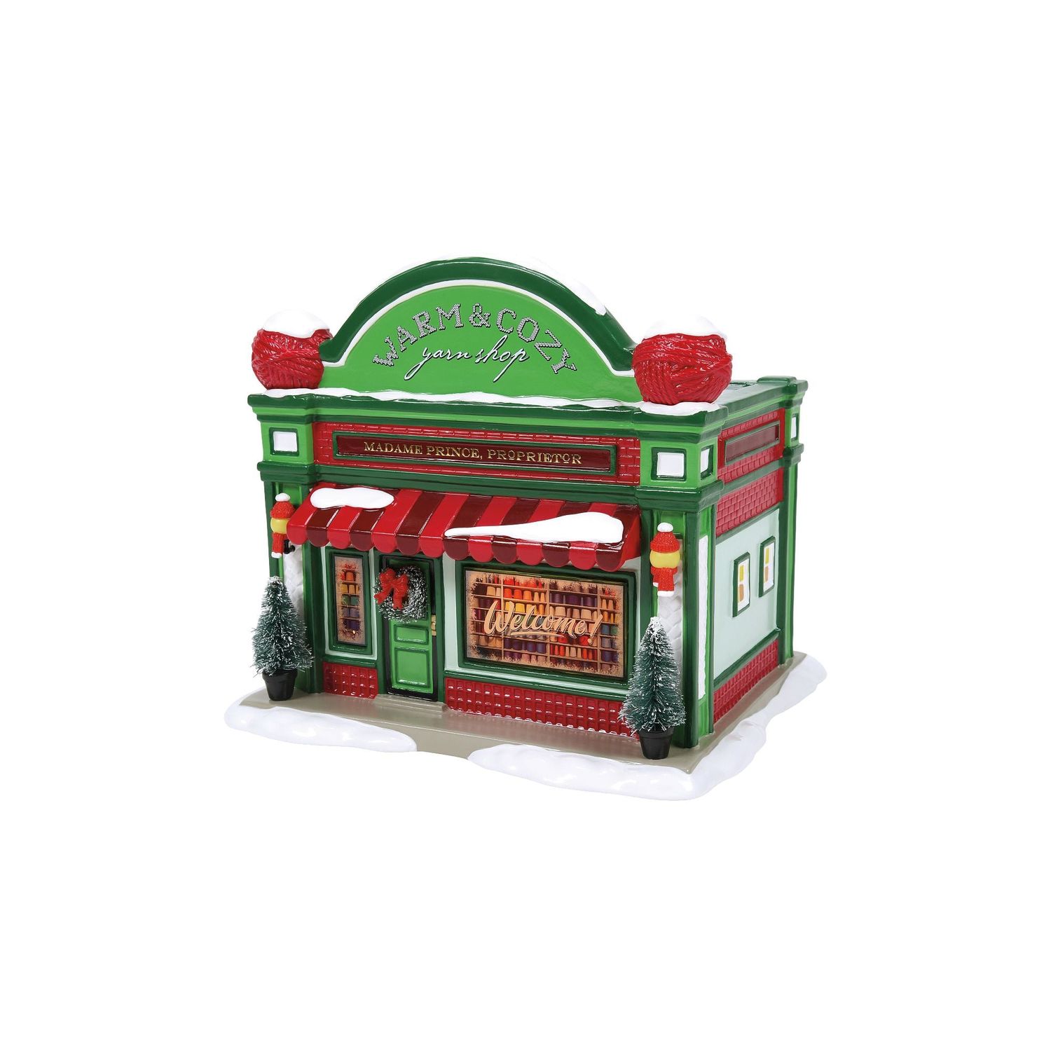 Dept. 56 Snow Village - Warm &amp; Cozy Yarn Shop