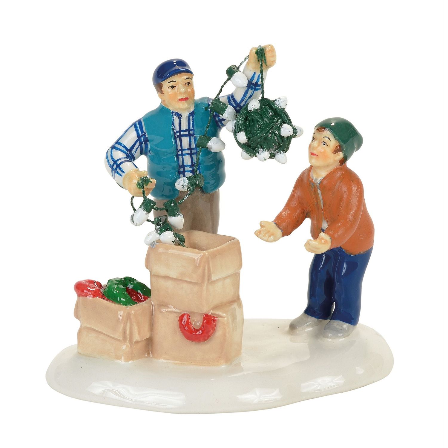 Dept. 56 Snow Village - Chistmas Vacation - Clark and Rusty Continue Tradition