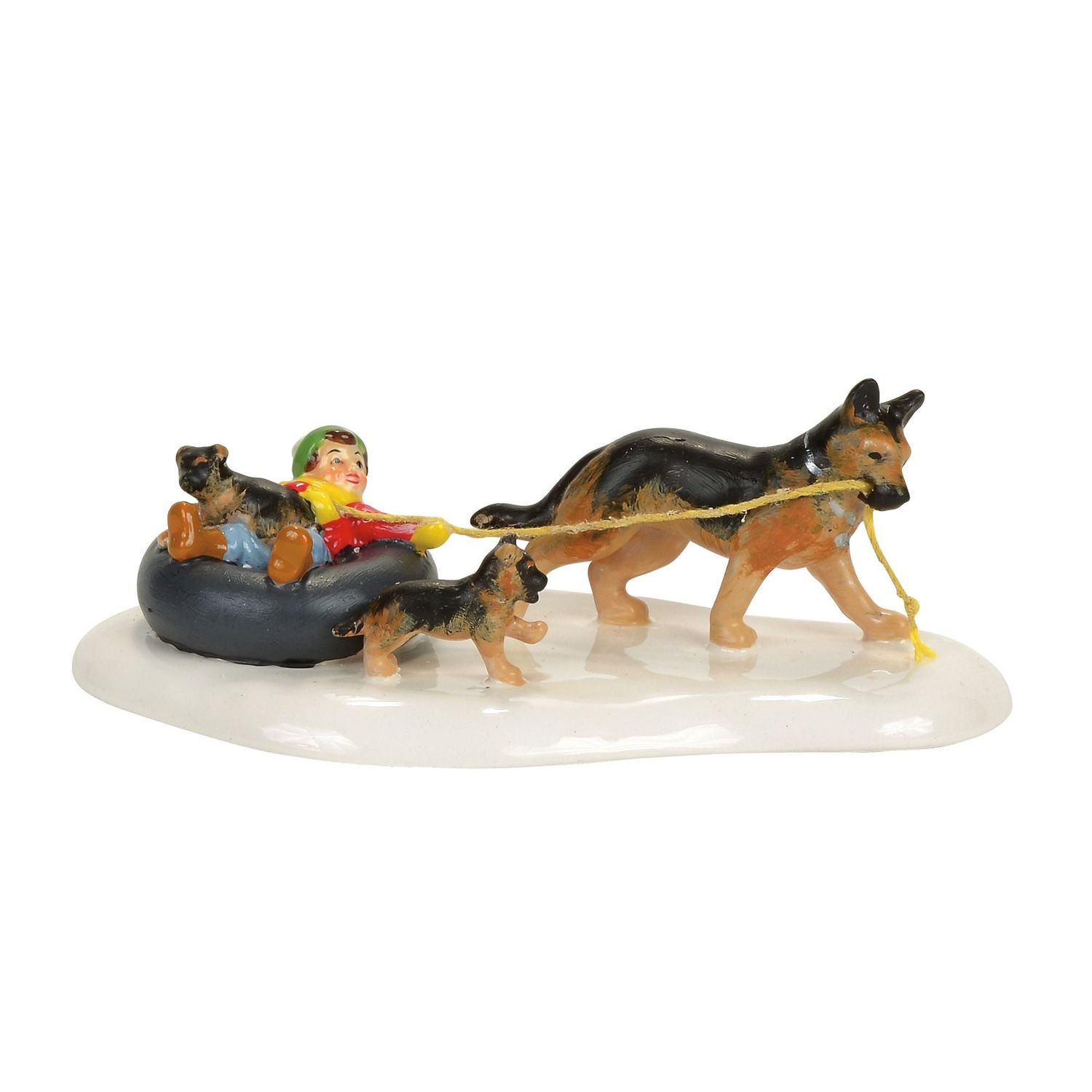 Dept. 56 Snow Village - Inner Tube Sled Dog Race