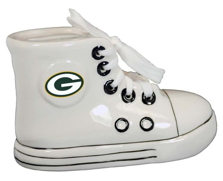 Shoe Piggy Bank - Green Bay Packers