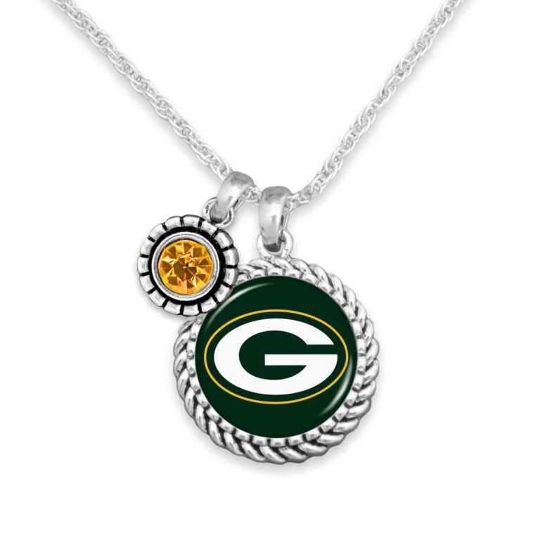 Olivia Necklace - Green Bay Packers