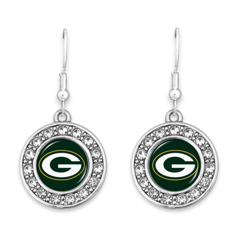 Abby Girl Earrings - Green Bay Packers
