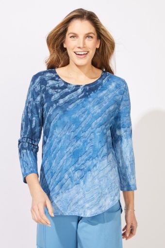 Mystic Dyed High Lo Tee