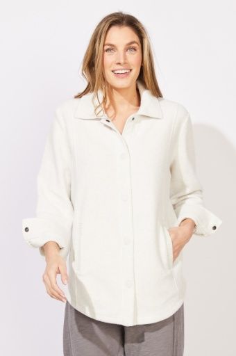 Heather Fleece Shacket