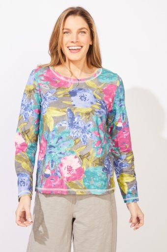 Botanical Blooms Perfect Layer Tee