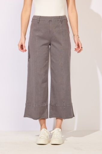 Knit Denim Crop Jean