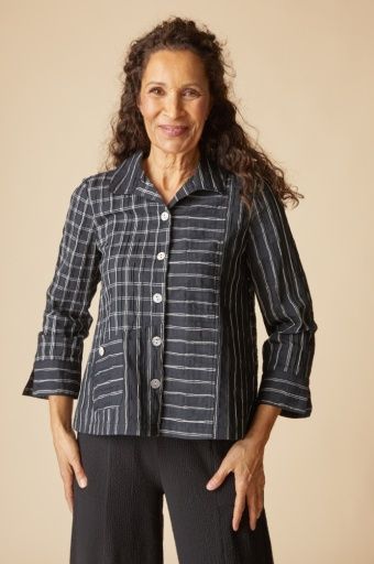 Tucked Dobby Mix Daphne Shirt