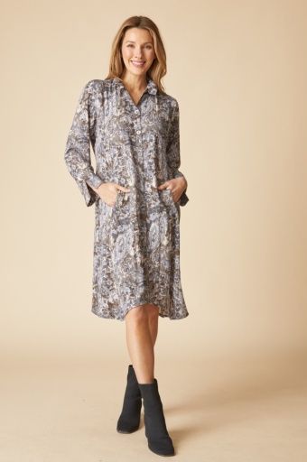 Destination Unknown Floral Artist Dress/Duster, Size: Small