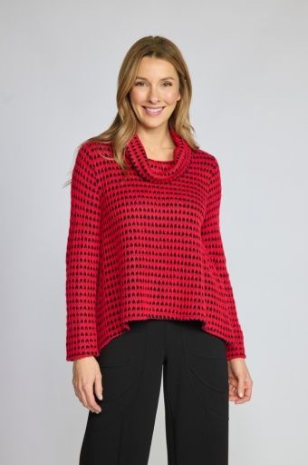 Spot On Cowl Neck, Colour: Roma, Size: Small