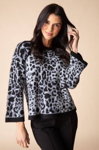 Seeing Spots Feline Fine Pullover, Size: Small