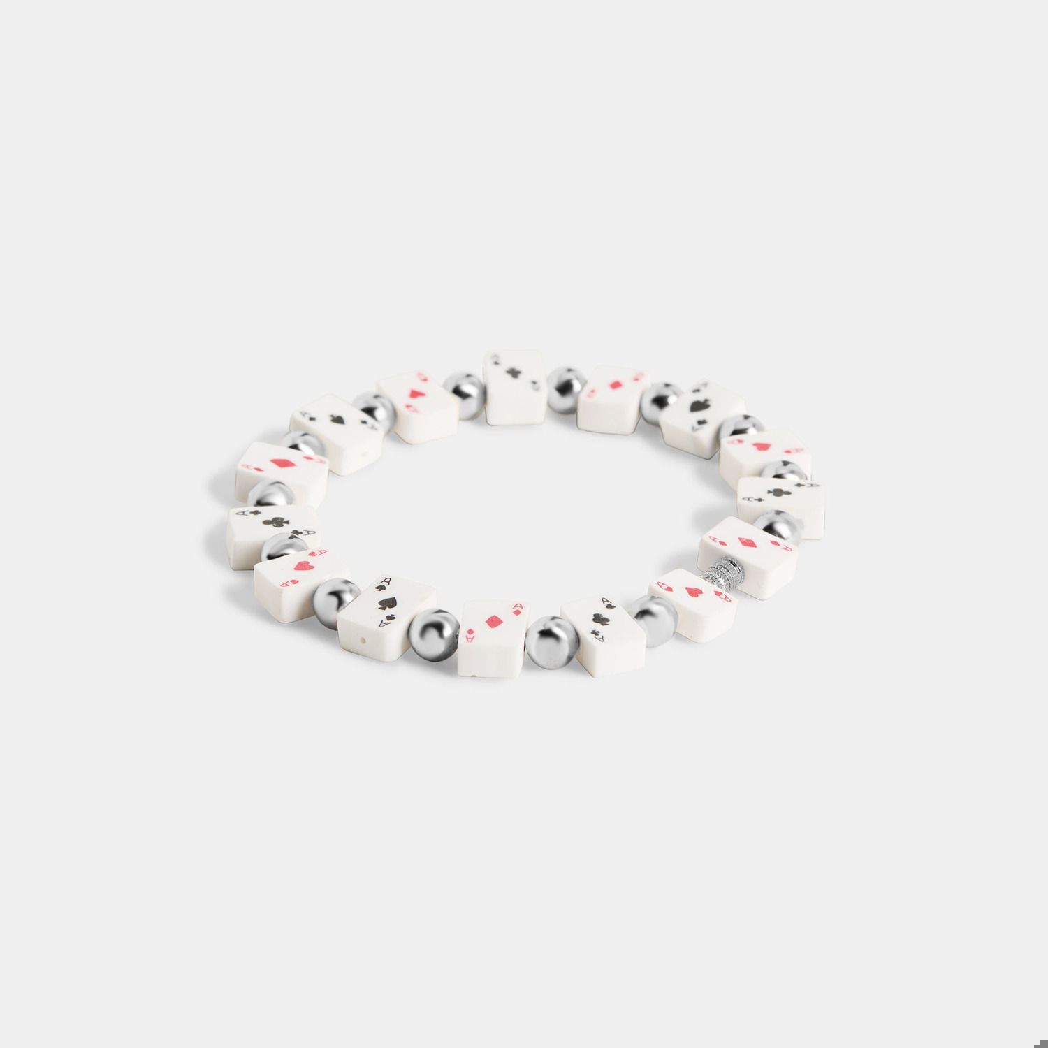 Whispers Play My Ace Bracelet - Silver