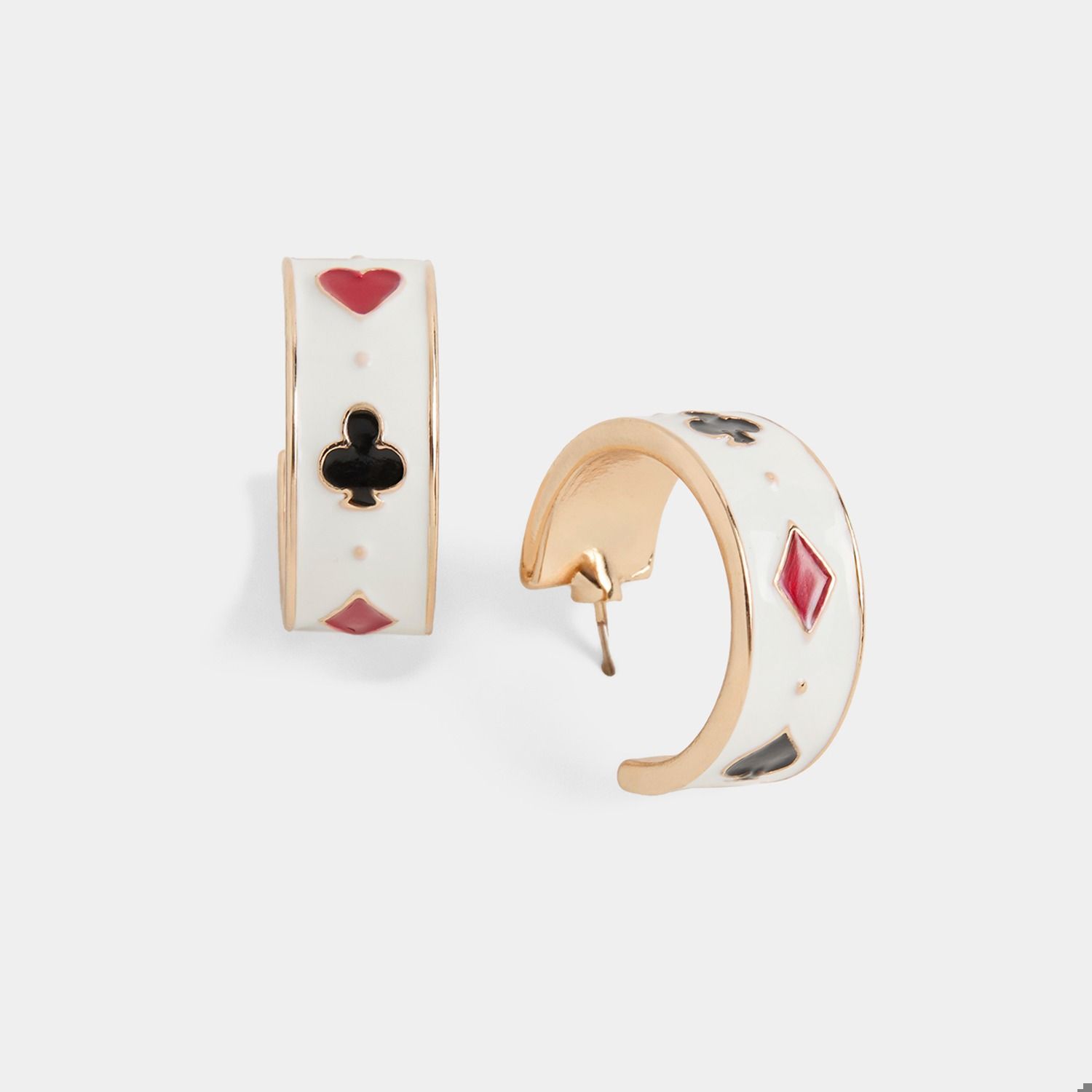 Whispers Royal Hoop Earrings - Gold