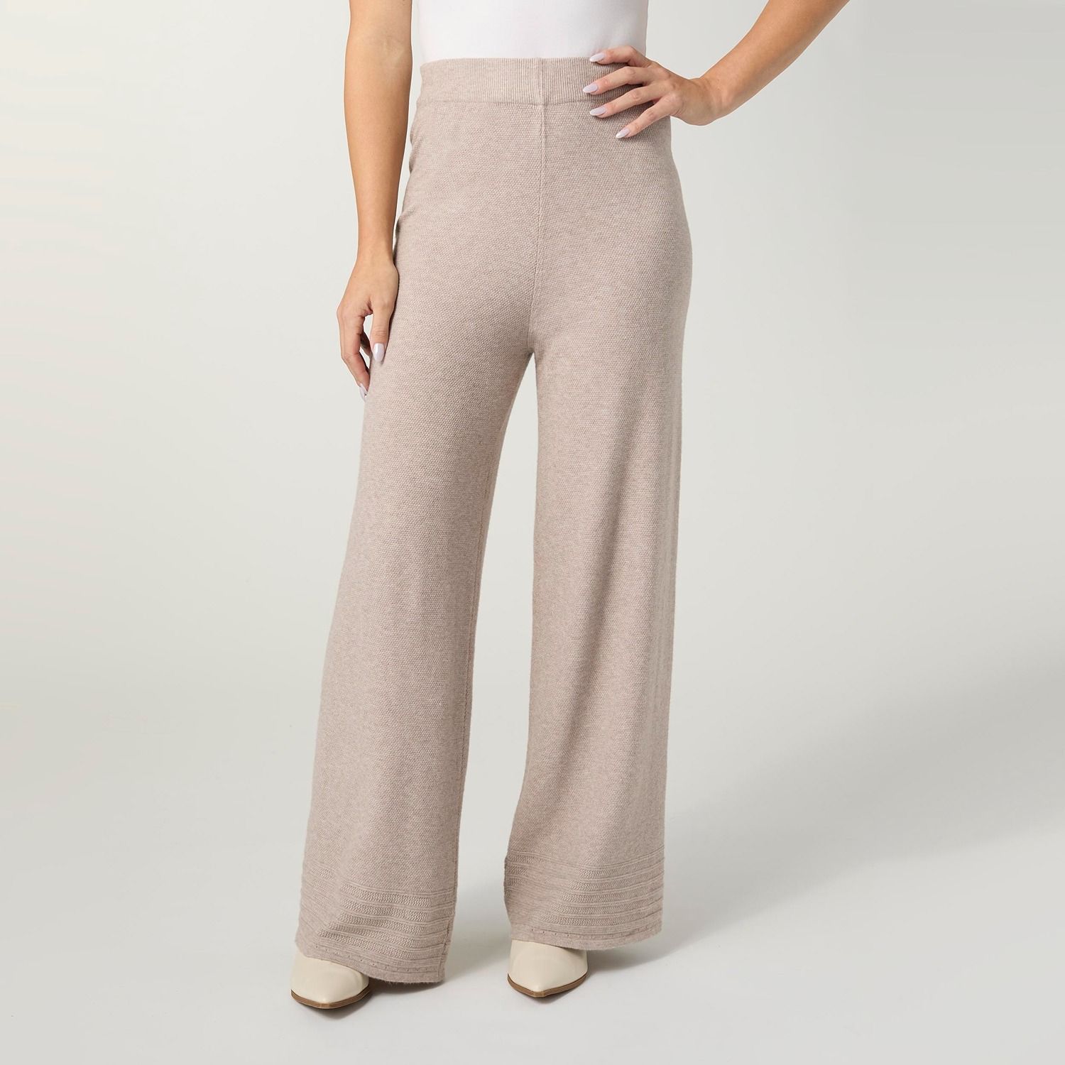 Arvilla Sweater Pant w/ Border Detail