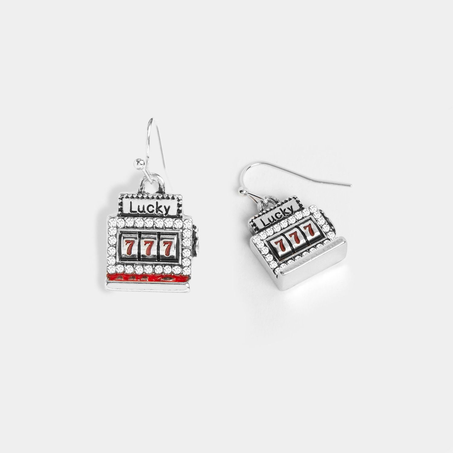 Whispers Lucky 7 Earrings - Silver