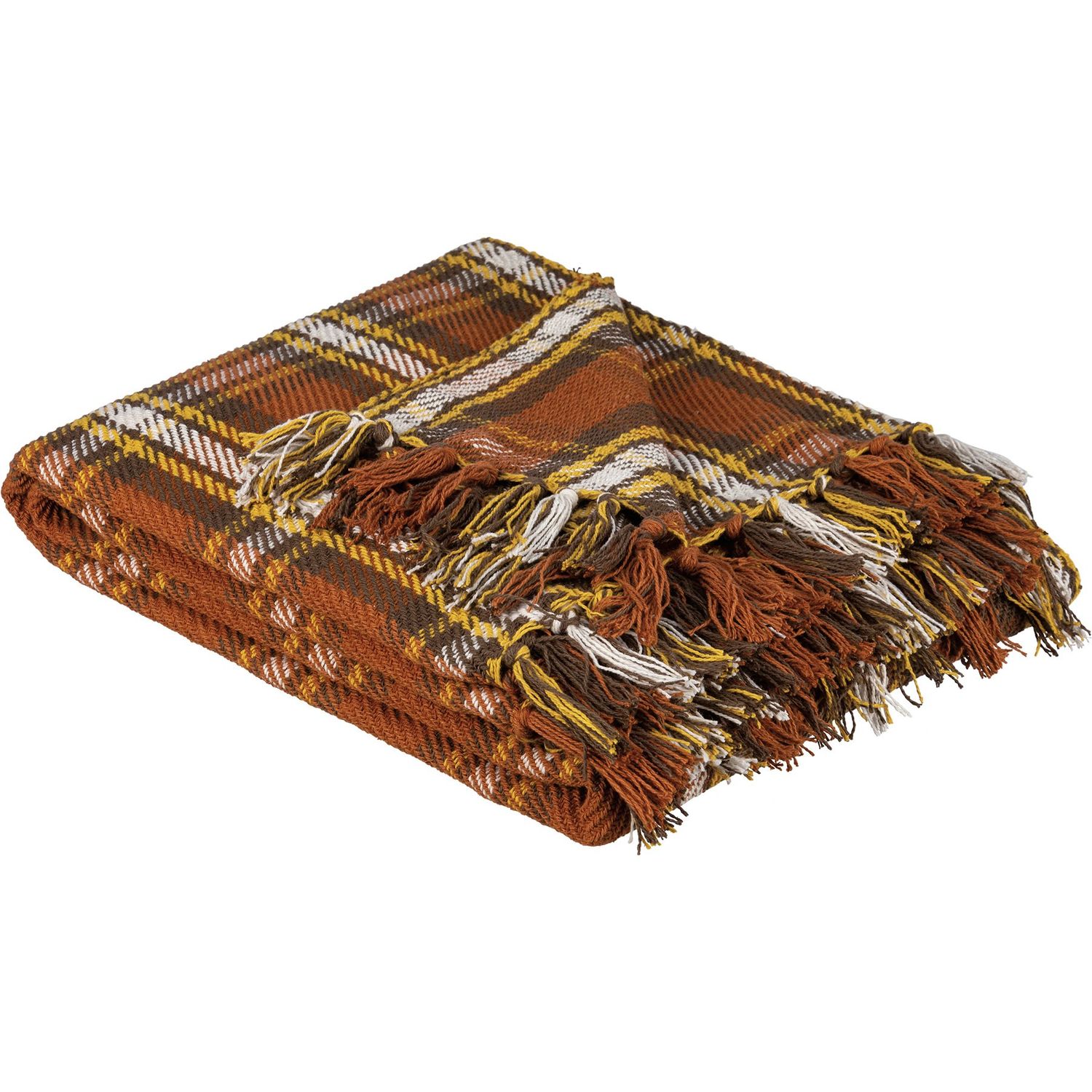 Throw Blanket - 50" X 60" - Fall Plaid