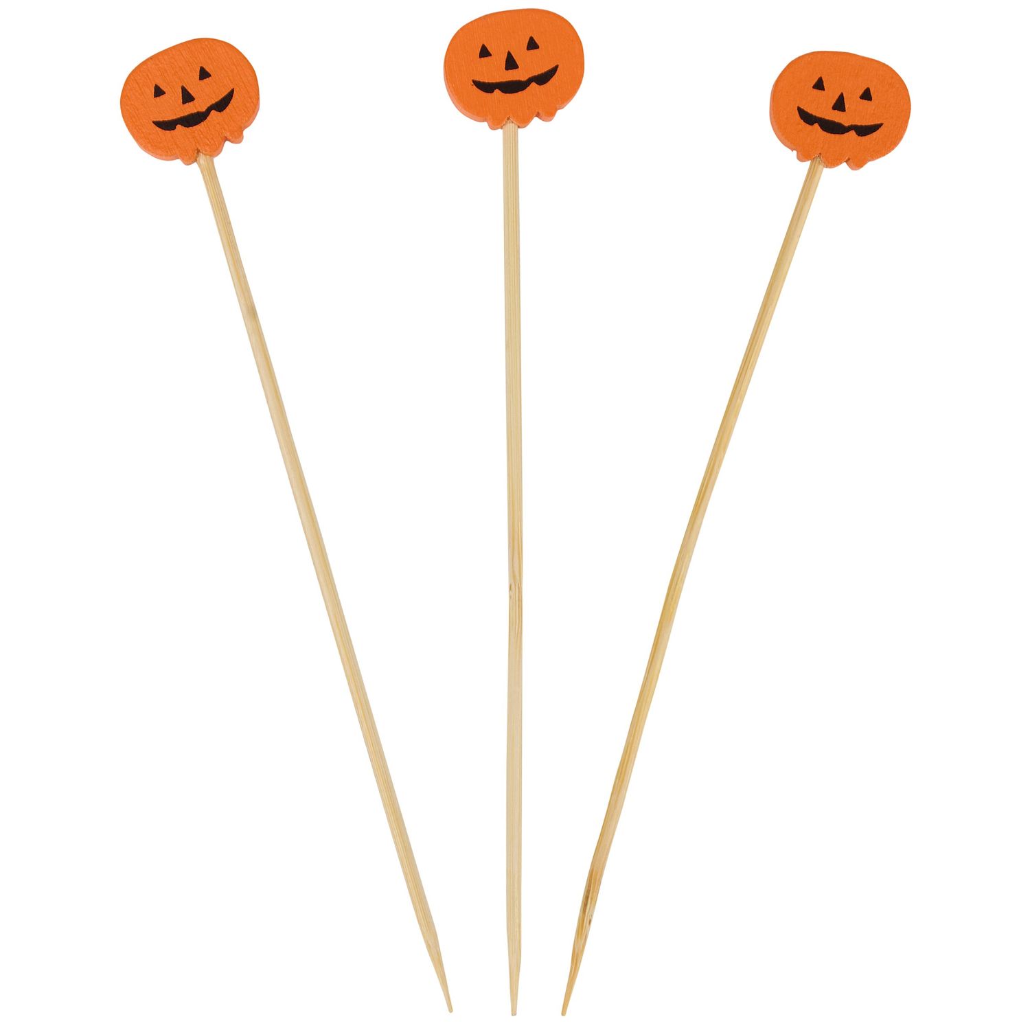 Party Pick Set - Jack O' Lantern Pumpkin