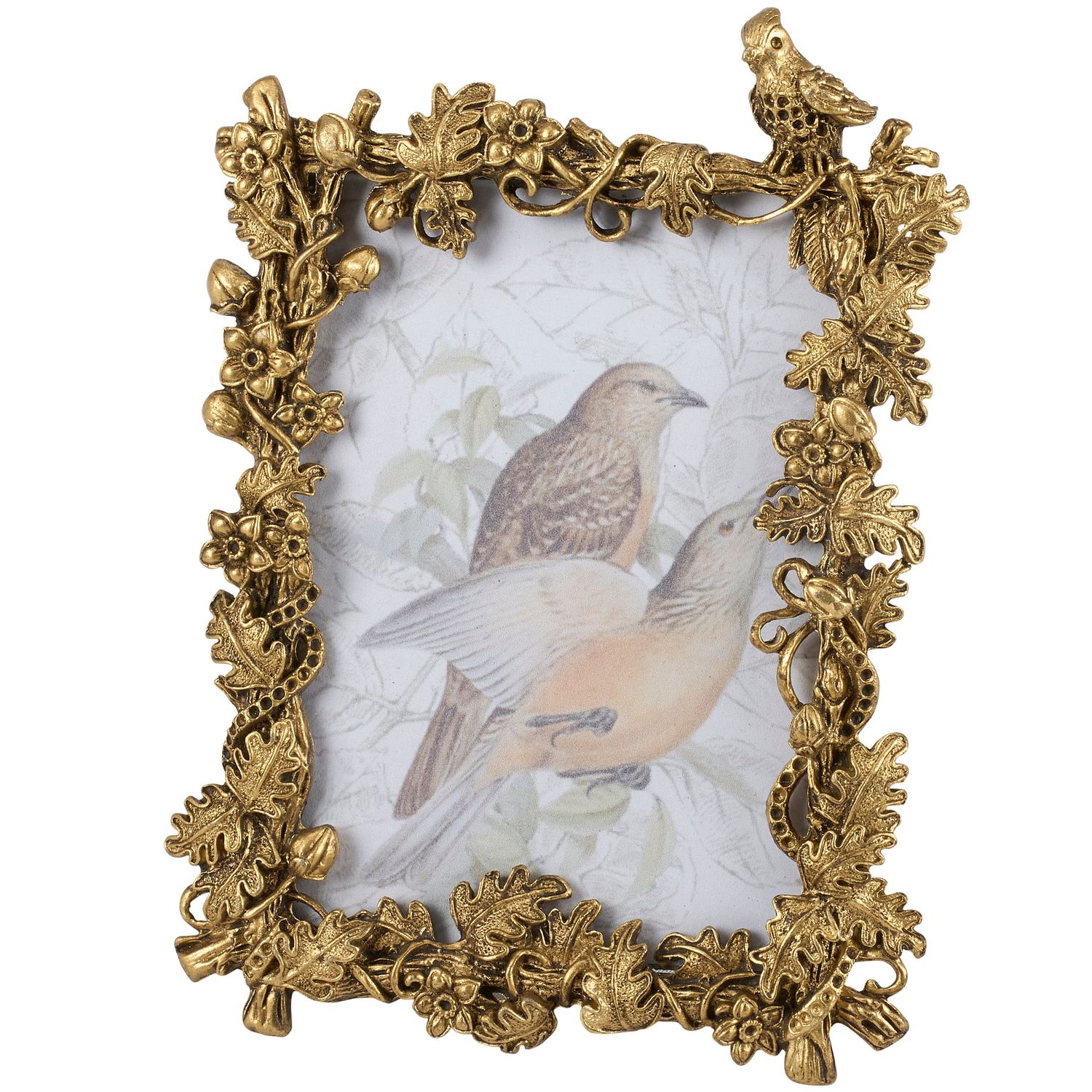 Photo Frame - 4" X 6" - Bird Foilage