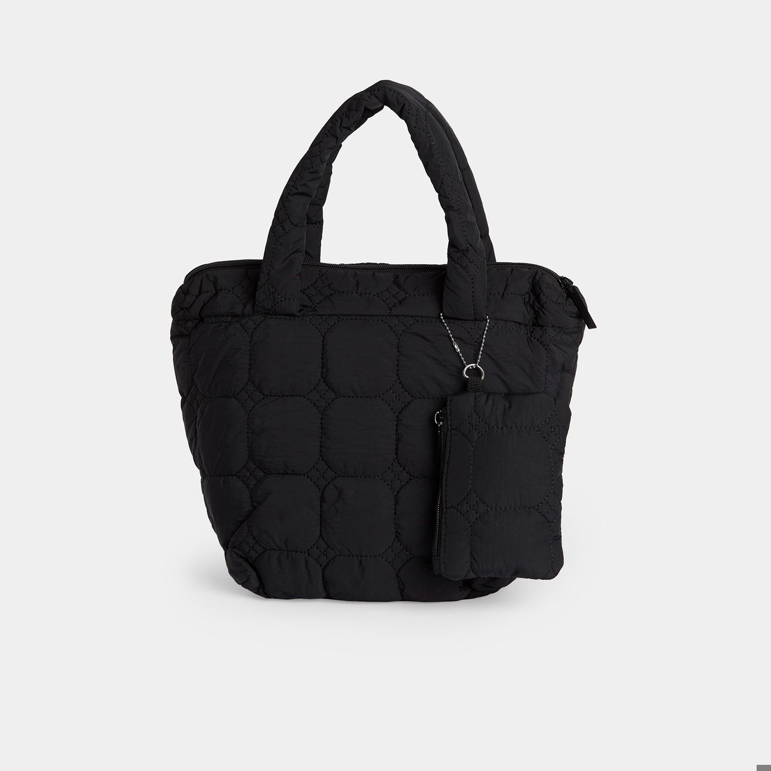 Kairo Puffer Tote, Color: Black
