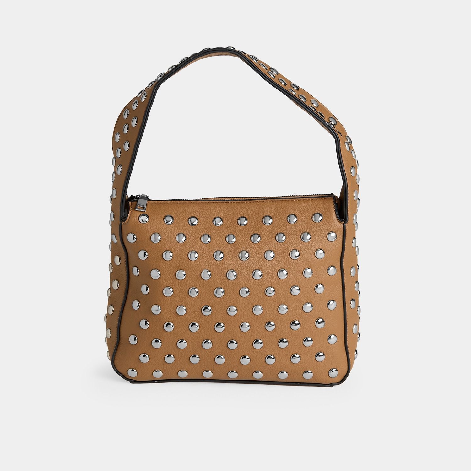 Merritt Studded Tote, Color: Tan