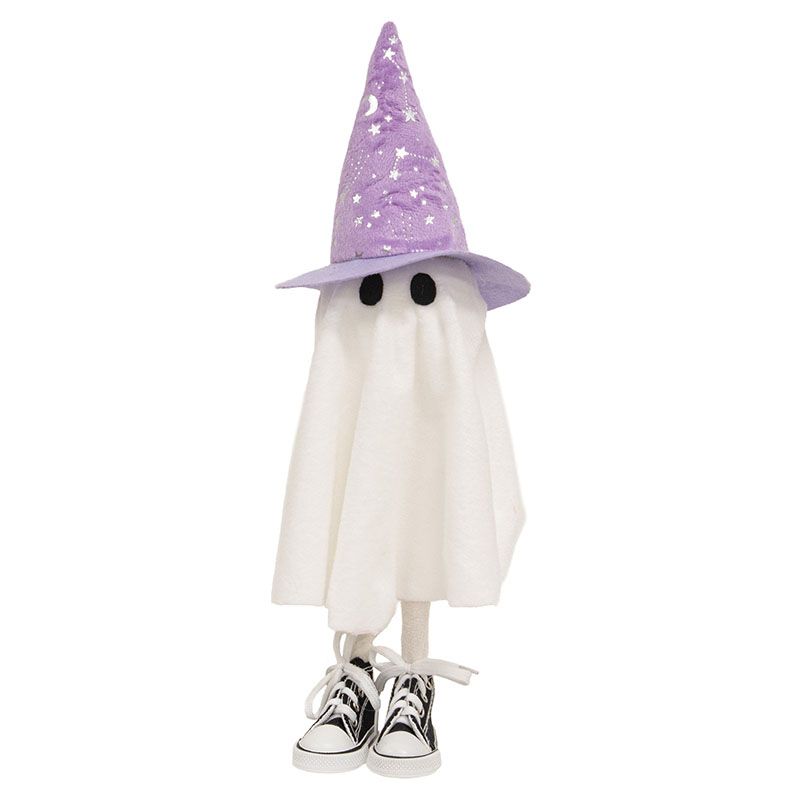 Standing Witch Hat Ghost w/ Sneakers - 14.5"
