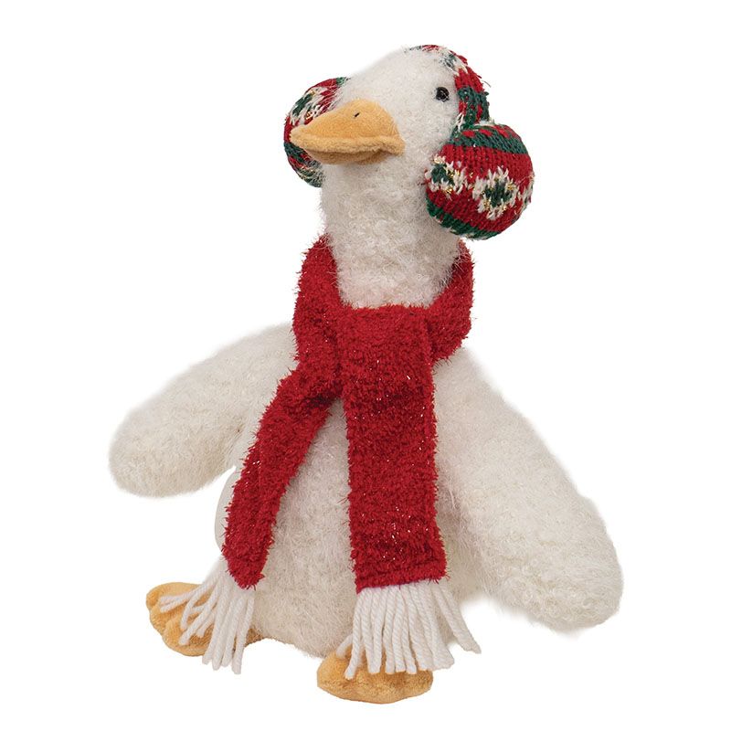 Christmas Goose Sitter - 10.5"