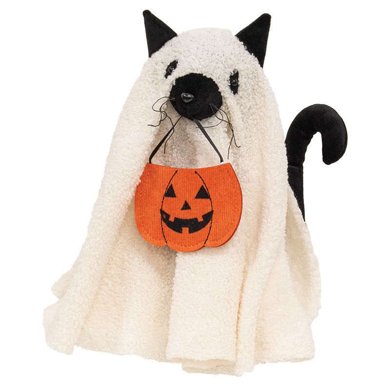 Ghost Cat Sitter - 11.5"
