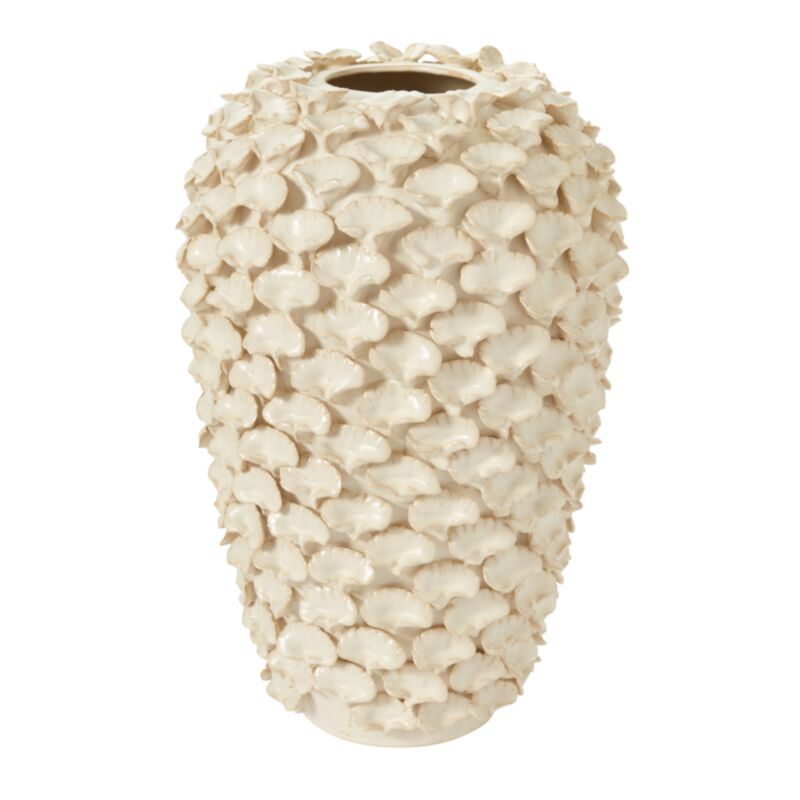 Ginkgo Vase - Off-White, Size: Large