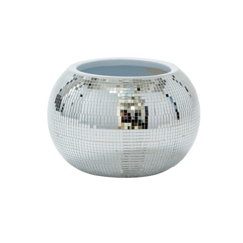 Disco Pot - Silver, Size: Large