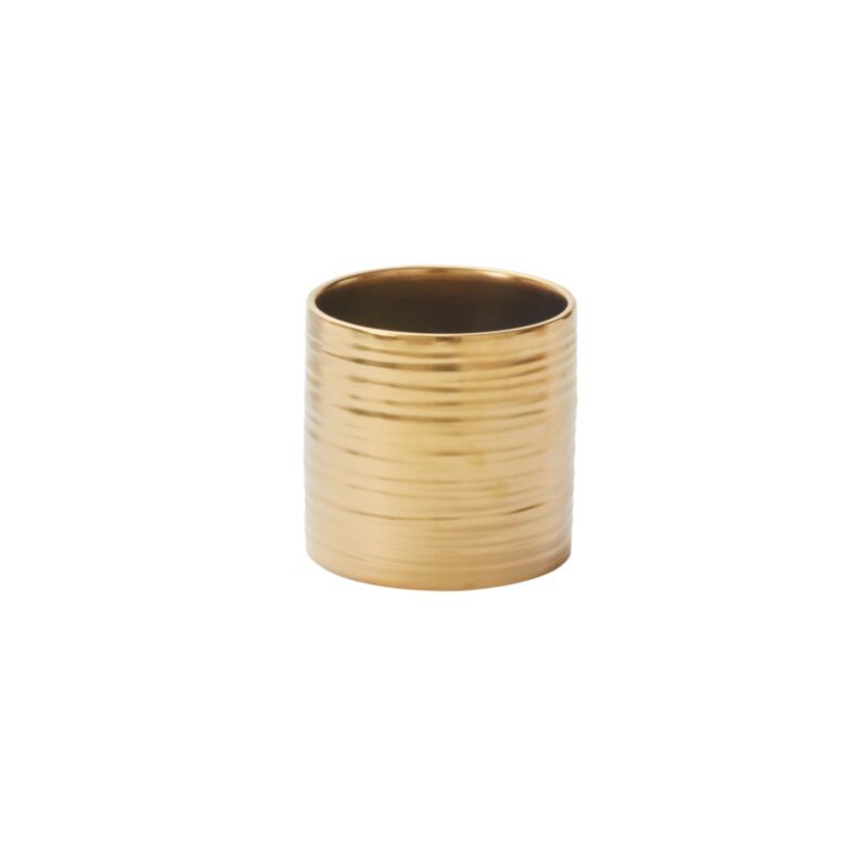 Everest Pot - 4.5" X 4.25" - Gold