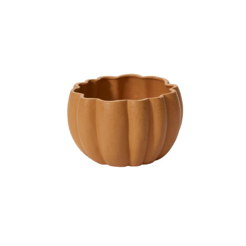 Spiced Pumpkin Pot - 8.25" X 5" - Ochre