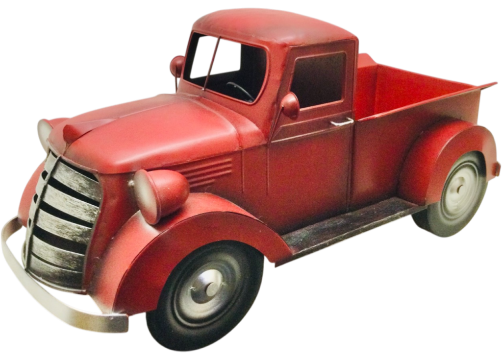 Planter Red Truck - 20" X 9"