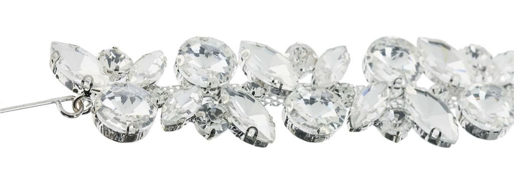 Crystal Chain w/ Hooks - 36" - Clear