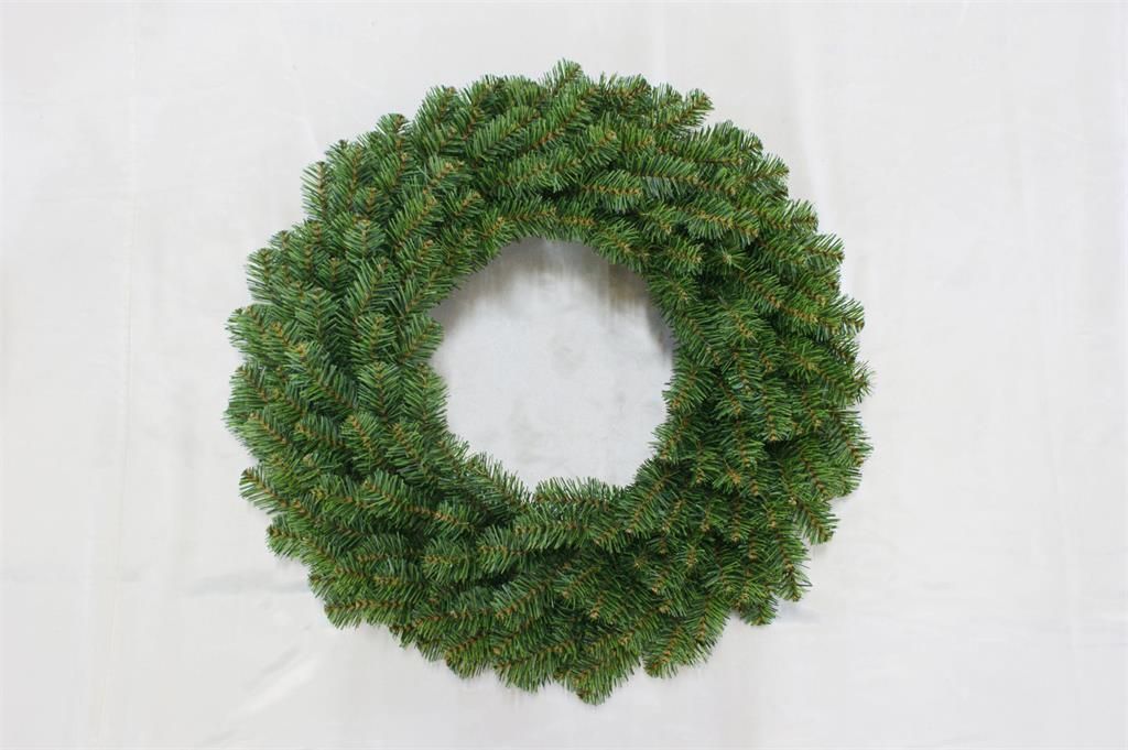 Lit Balsam Pine Wreath - 24" - 35 LEDs - 180 Tips