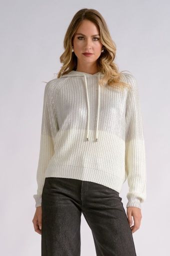 Sweater Hoodie, Colour: White, Size: Small