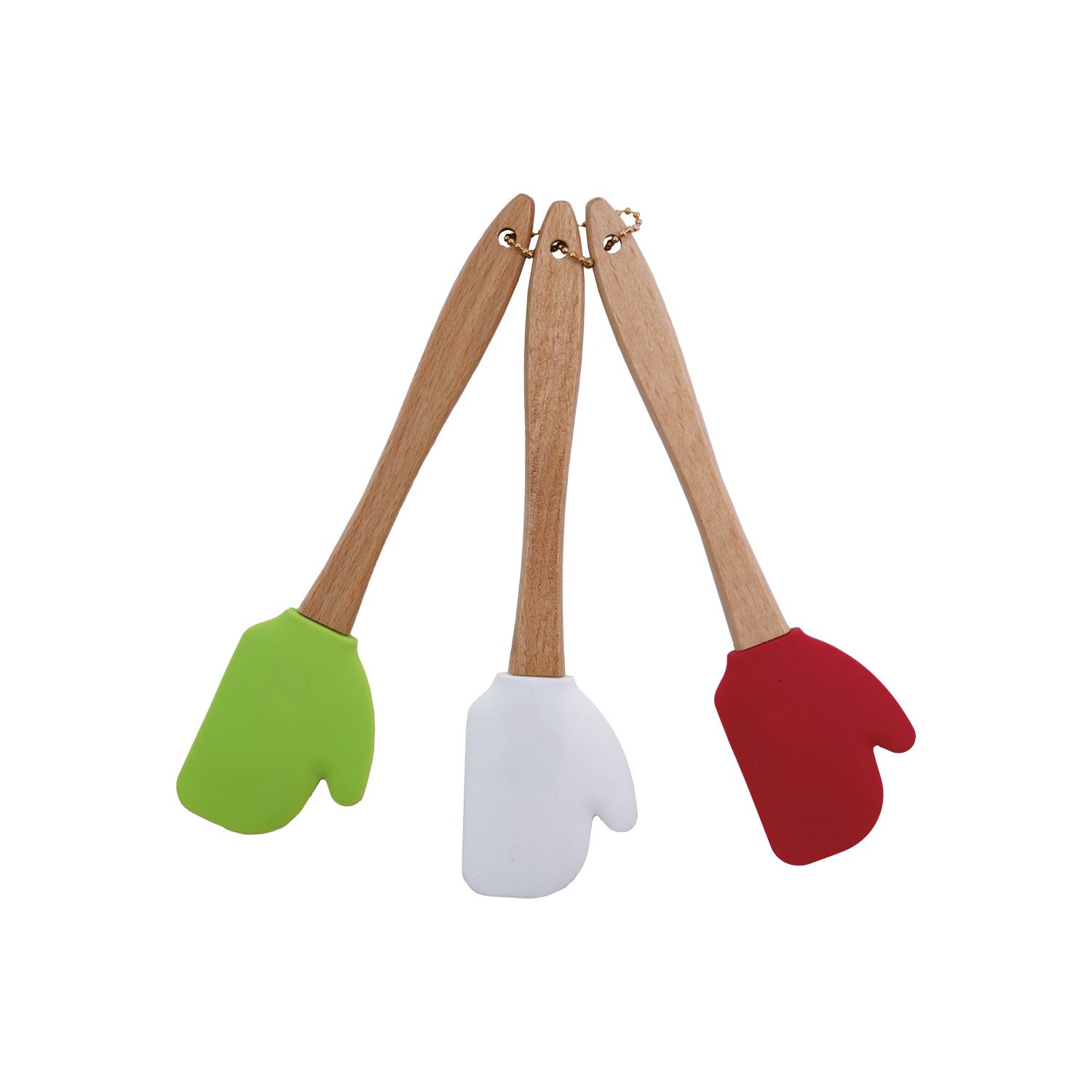 Mitten Shaped Spatulas - Set of 3