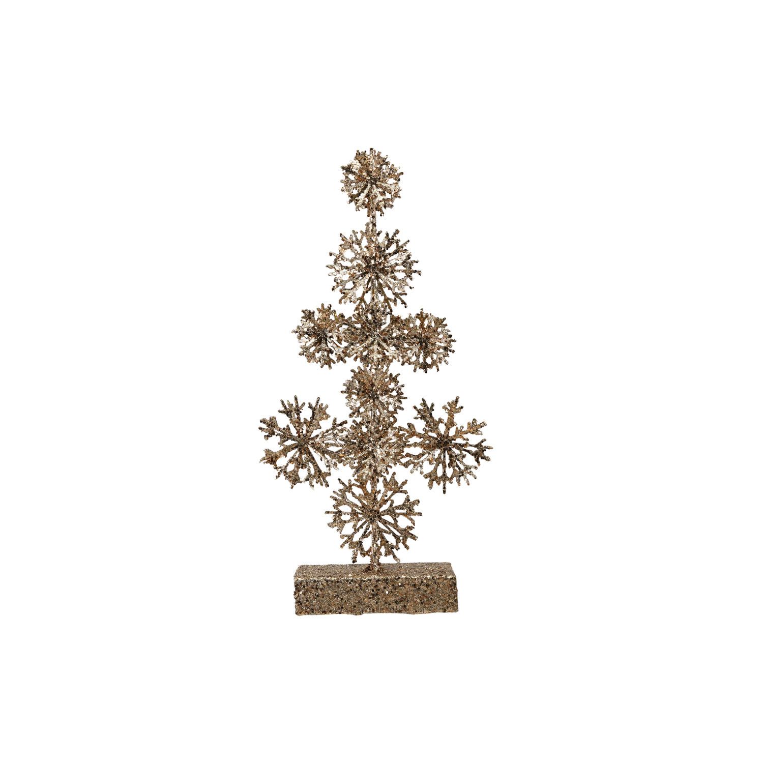 Metal Tree - Champagne Glitter Finish