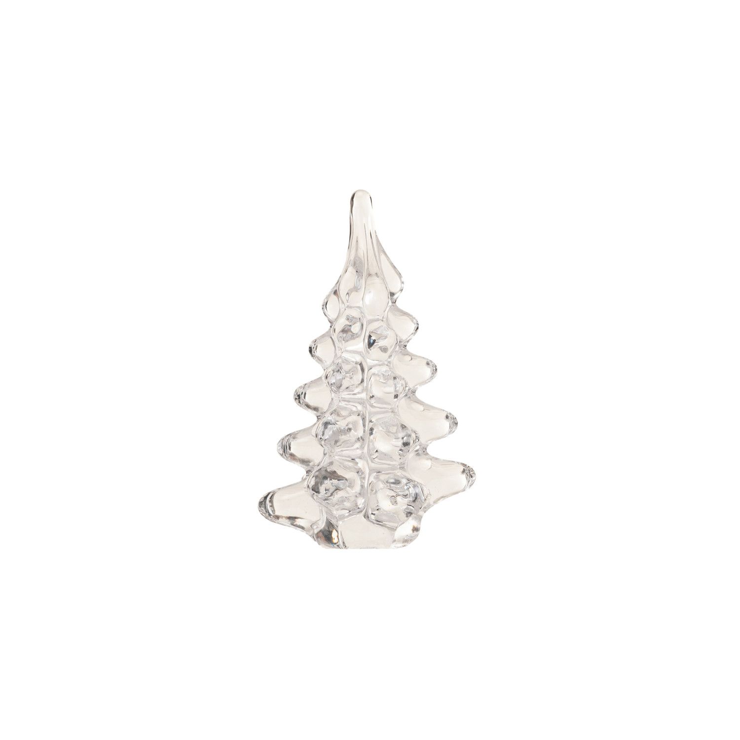 Glass Christmas Tree - 4", 6" - Clear, Size: Small
