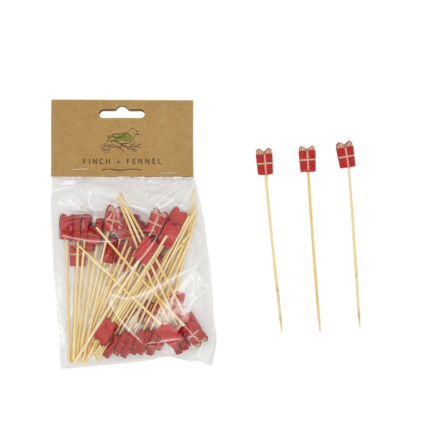 Bamboo Single Use Skewers - Set of 50 - Present